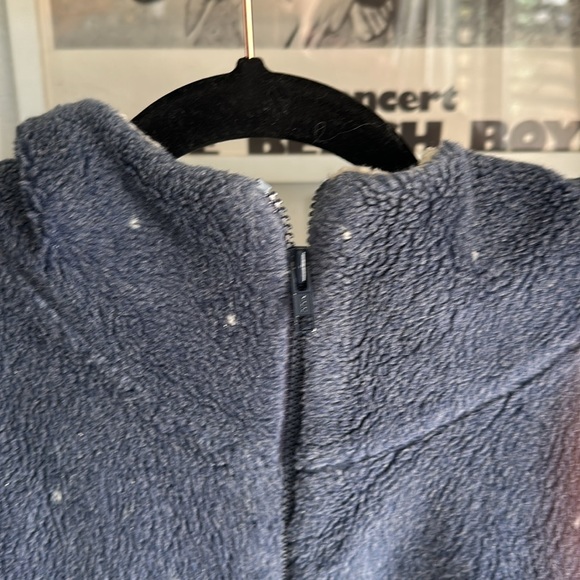 AOP vintage Vintage Country Woods Landscape Fleece Jacket Hooded Full Zip - Picture 4 of 8